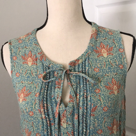 ANTHROPOLOGIE DANIEL RAINN Sleeveless Plaquette floral Top | M - Picture 2 of 12